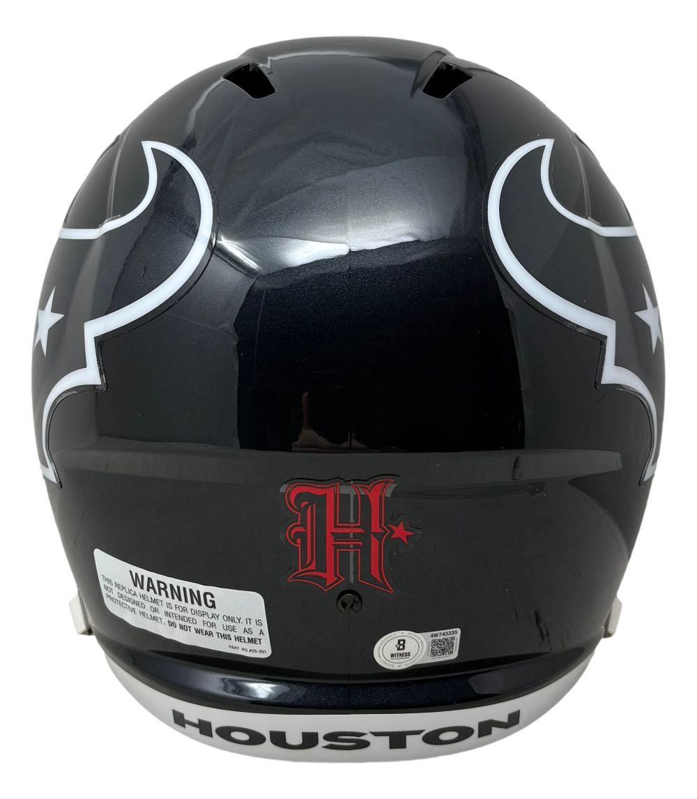 David Montgomery Signed Texans Full-Size Speed Helmet (Beckett) at PristineAuction.com David Montgomery Signed Texans Full-Size Speed Helmet (Beckett) at PristineAuction.com