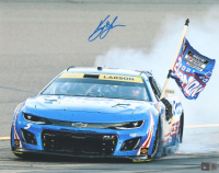 Kyle Larson Signed Nascar 2025 Championship 11x14 Photo (Larson COA) at PristineAuction.com