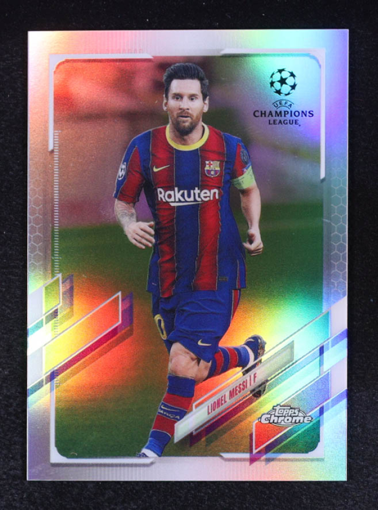 Lionel Messi 2020-21 Topps Chrome UEFA Champions League Refractors #1