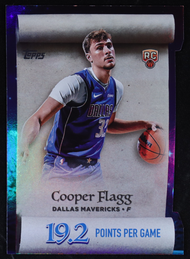 Cooper Flagg 2025-26 Topps Holiday Making The Nice List #ML1 RC