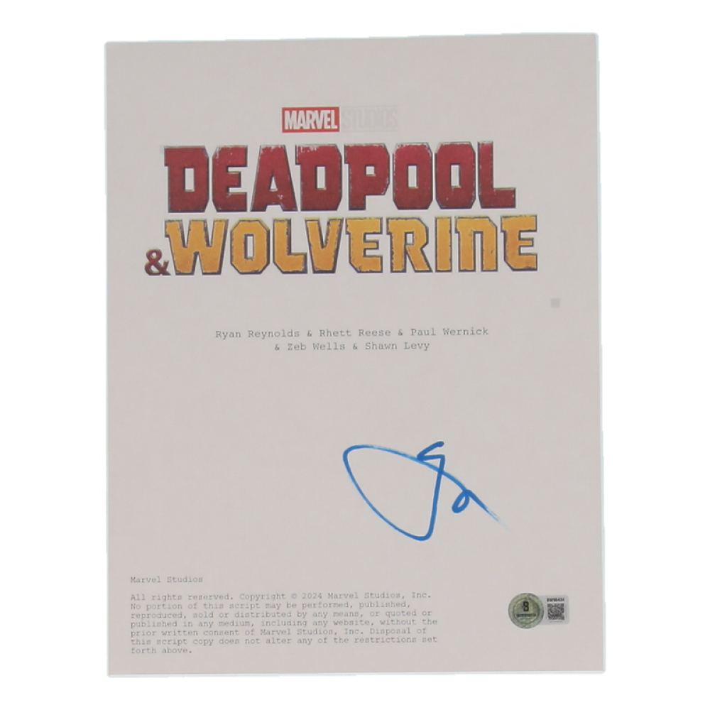 Hugh Jackman Signed 