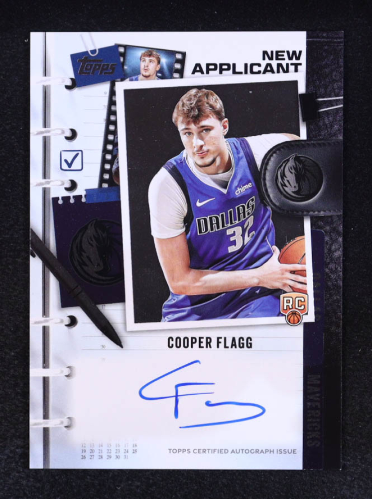 Cooper Flagg 2025-26 Topps New Applicants Autographs #NACF RC
