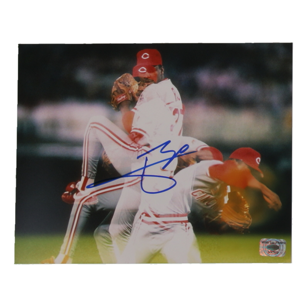 Jose Rijo Signed Reds 8x10 Photo (Wilder Side of Sports) | Pristine Auction