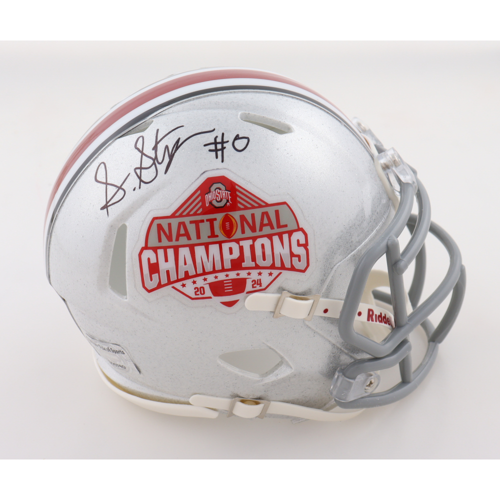 Sonny Styles Signed Ohio State Buckeyes 2024 National Champions Logo ...