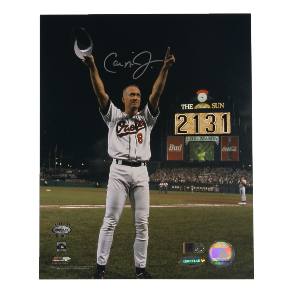 Cal Ripken Jr. Signed Orioles 8x10 Photo (AIV & Ironclad) | Pristine ...