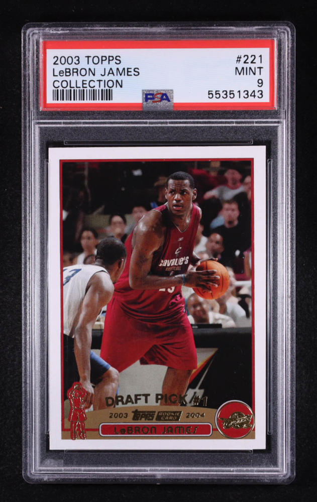 2003 Topps LeBron James Collection #221 PSA 9 | Card Ladder