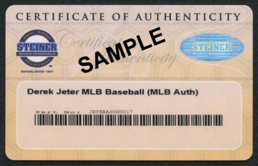 Derek Jeter Signed Yankees Authentic Majestic Jersey (Steiner COA & MLB Hologram) at PristineAuction.com Derek Jeter Signed Yankees Authentic Majestic Jersey (Steiner COA & MLB Hologram) at PristineAuction.com