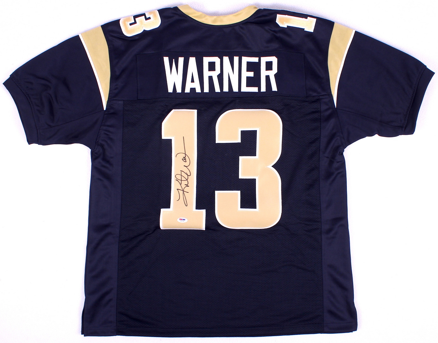 Kurt Warner Signed Rams Jersey (PSA COA) at PristineAuction.com Kurt Warner Signed Rams Jersey (PSA COA) at PristineAuction.com