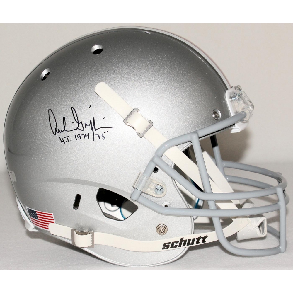 Archie Griffin Signed Ohio State FullSize Helmet Inscribed "H.T. 1974