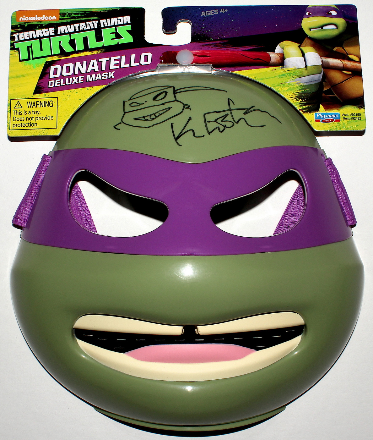 Kevin Eastman Signed "Teenage Mutant Ninja Turtles" "Donatello" Mask (PSA COA) at PristineAuction.com Kevin Eastman Signed "Teenage Mutant Ninja Turtles" "Donatello" Mask (PSA COA) at PristineAuction.com
