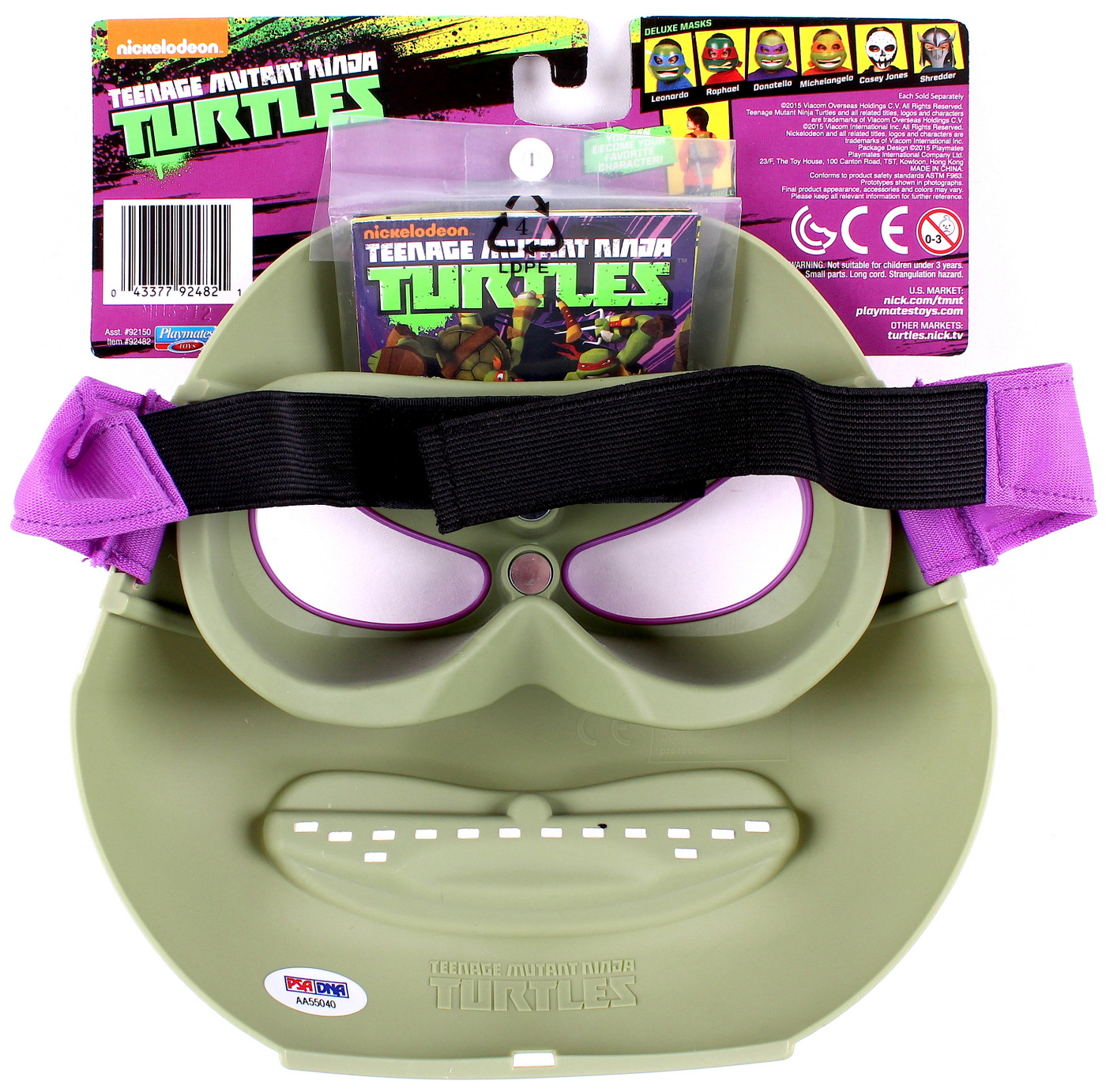 Kevin Eastman Signed "Teenage Mutant Ninja Turtles" "Donatello" Mask (PSA COA) at PristineAuction.com Kevin Eastman Signed "Teenage Mutant Ninja Turtles" "Donatello" Mask (PSA COA) at PristineAuction.com
