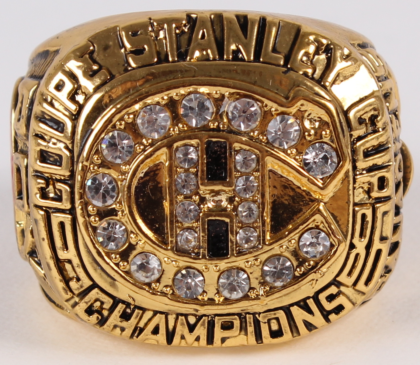 Patrick Roy Montreal Canadiens High Quality Replica 1986 Stanley Cup Championship Ring at PristineAuction.com Patrick Roy Montreal Canadiens High Quality Replica 1986 Stanley Cup Championship Ring at PristineAuction.com