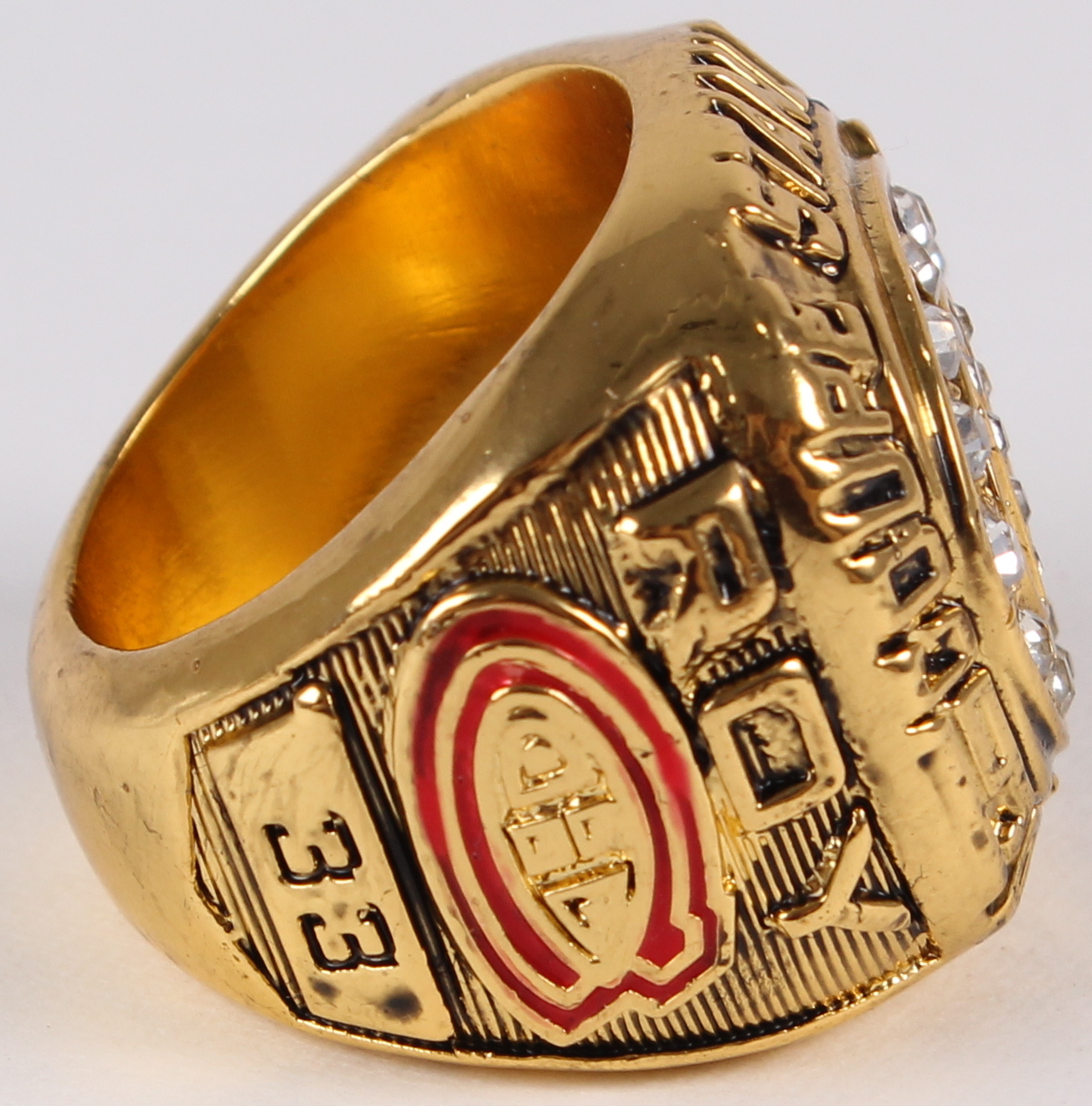 Patrick Roy Montreal Canadiens High Quality Replica 1986 Stanley Cup Championship Ring at PristineAuction.com Patrick Roy Montreal Canadiens High Quality Replica 1986 Stanley Cup Championship Ring at PristineAuction.com