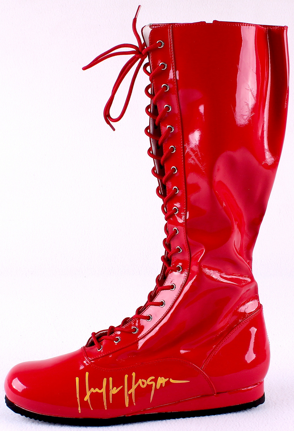 Hulk Hogan Signed Wrestling Boot Inscribed "Hulkamania 4 Life" (JSA COA) at PristineAuction.com Hulk Hogan Signed Wrestling Boot Inscribed "Hulkamania 4 Life" (JSA COA) at PristineAuction.com