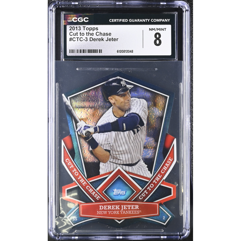 Topps2013 ジーター 3Dカード 美品 Derek Jeter 2013 Topps Cut To The Chase #CTC-3 (CGC 8) | Pristine