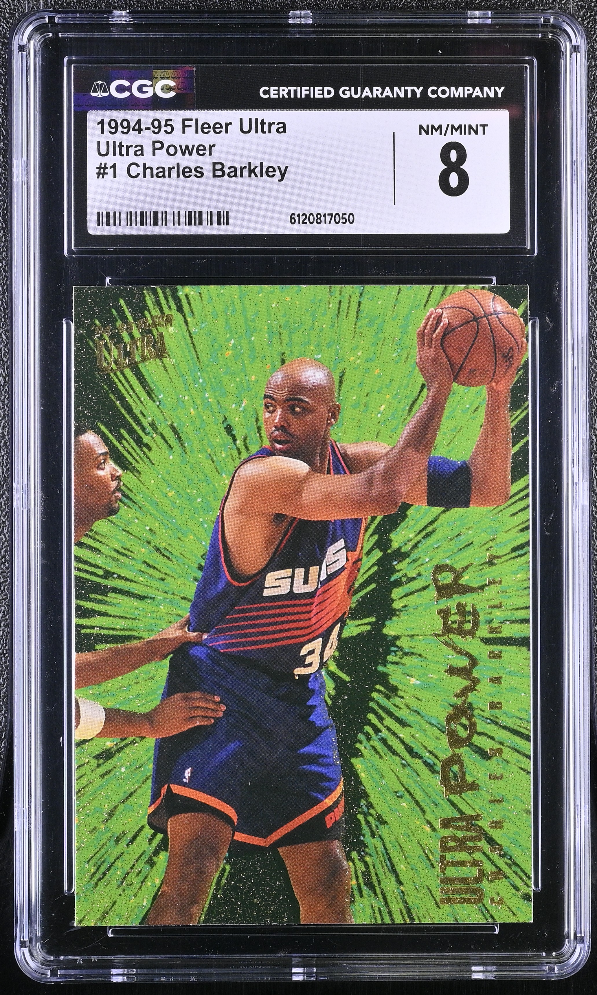 Charles Barkley 1994-95 Fleer Ultra Ultra Power #1 (CGC 8