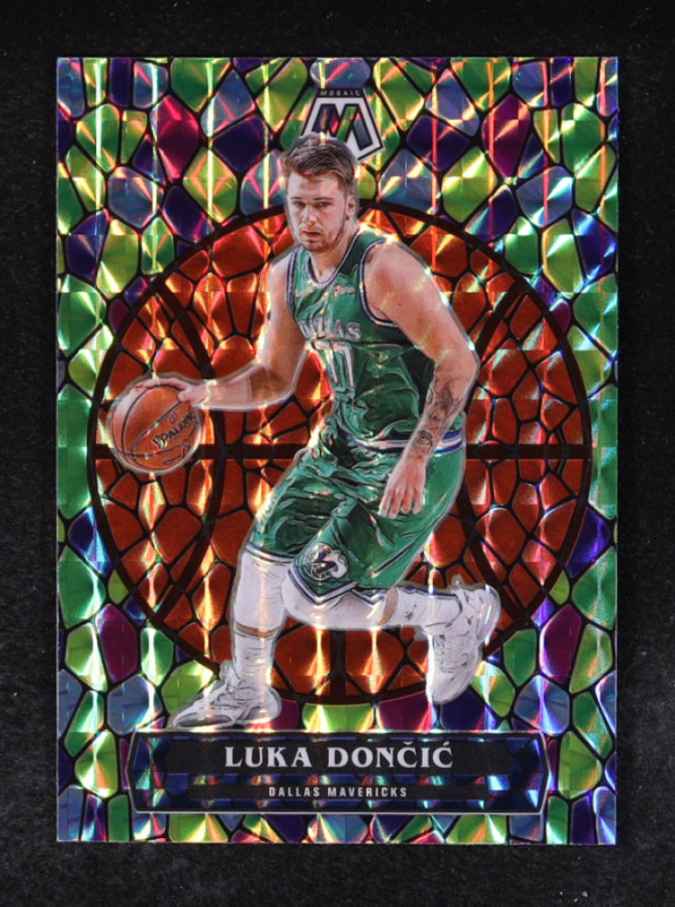 Luka Doncic 2020 Mosaic #9 Stained Glass /(SSP) Price Guide