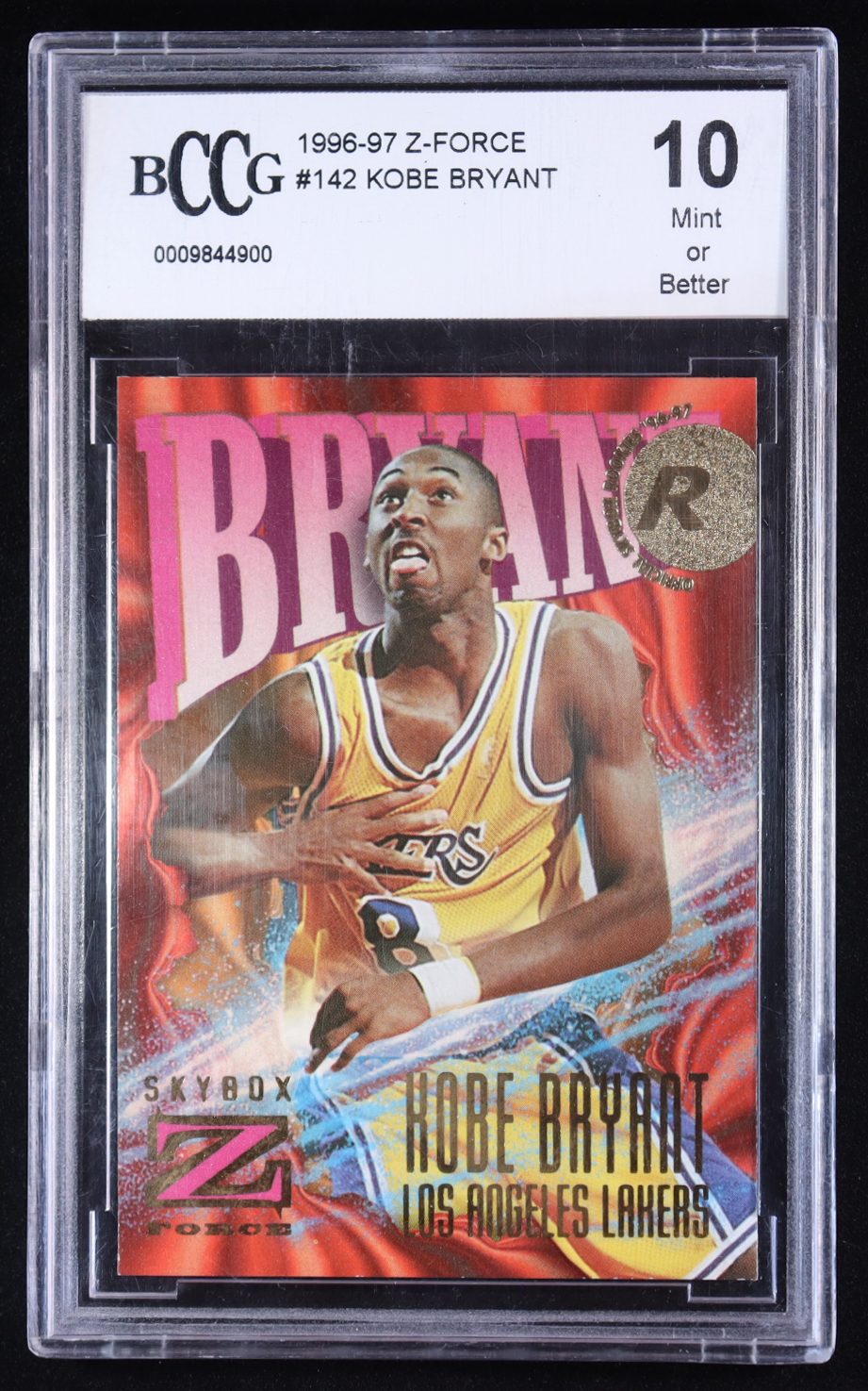 kobeページ Kobe Bryant 1996-97 Z-Force #142 RC (BCCG 10) | Pristine Auction