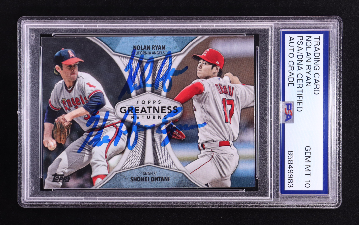 nolan ryan graded cards PSA 7 (Baseball Card) 1976 Topps 1971 Topps - #513 Nolan