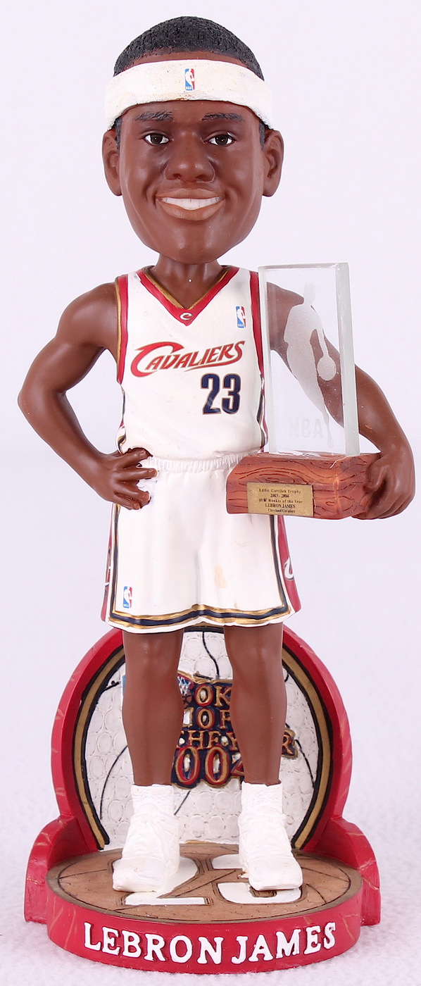 lebron james rookie of the year bobblehead