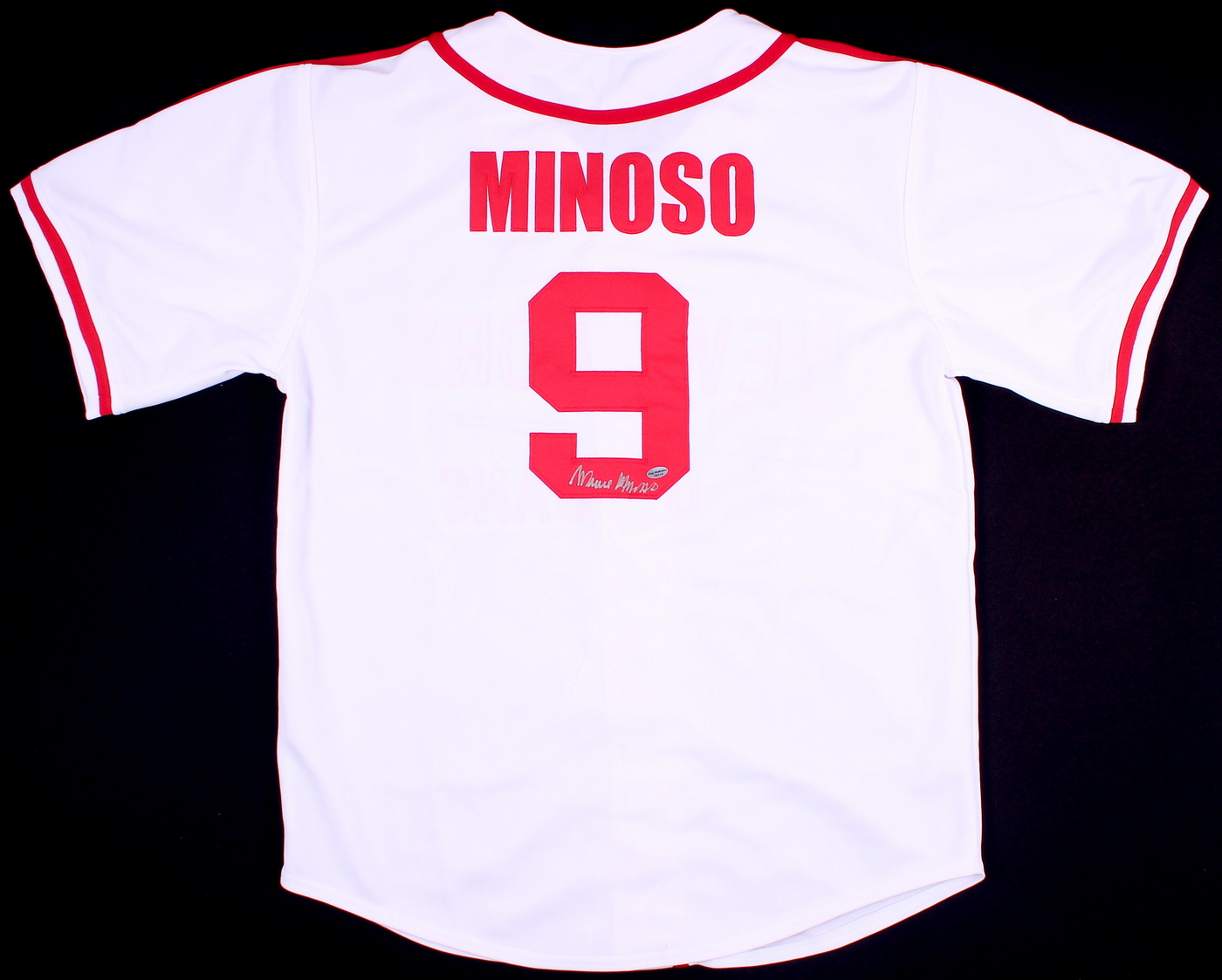 Minnie Minoso Signed Cubans Jersey (Leaf COA) at PristineAuction.com Minnie Minoso Signed Cubans Jersey (Leaf COA) at PristineAuction.com