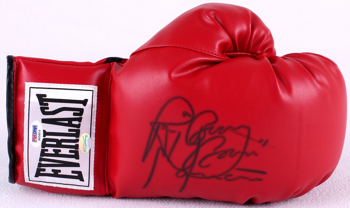 Ray Mancini Signed Everlast Boxing Glove Inscribed "Boom Boom" (PSA COA) at PristineAuction.com Ray Mancini Signed Everlast Boxing Glove Inscribed "Boom Boom" (PSA COA) at PristineAuction.com