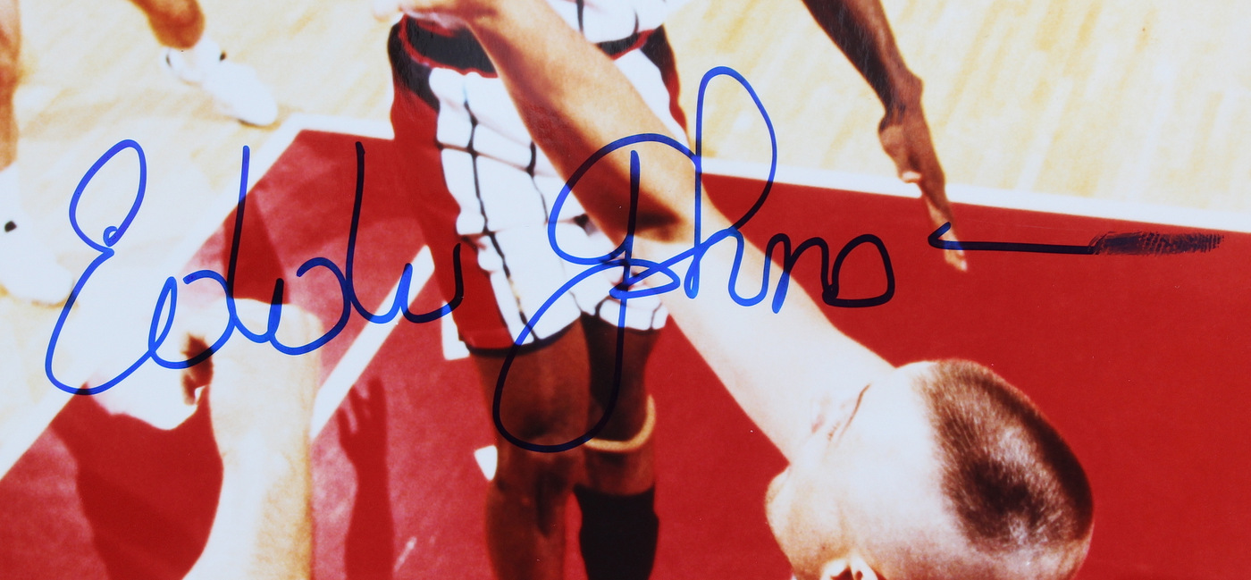 Lot of (5) Signed Basketball 8x10 Photos with Mark Bryant, Otis Thorpe, Grant Long, Rudy Tomjanovich, Eddie Johnson (SOP COA) at PristineAuction.com Lot of (5) Signed Basketball 8x10 Photos with Mark Bryant, Otis Thorpe, Grant Long, Rudy Tomjanovich, Eddie Johnson (SOP COA) at PristineAuction.com