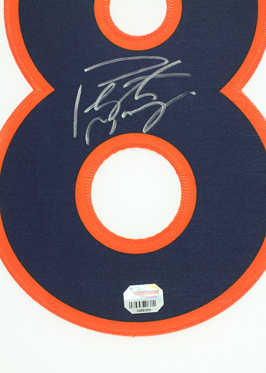 Peyton Manning Signed Broncos 35" x 43" Custom Framed Jersey (Fanatics) at PristineAuction.com Peyton Manning Signed Broncos 35" x 43" Custom Framed Jersey (Fanatics) at PristineAuction.com