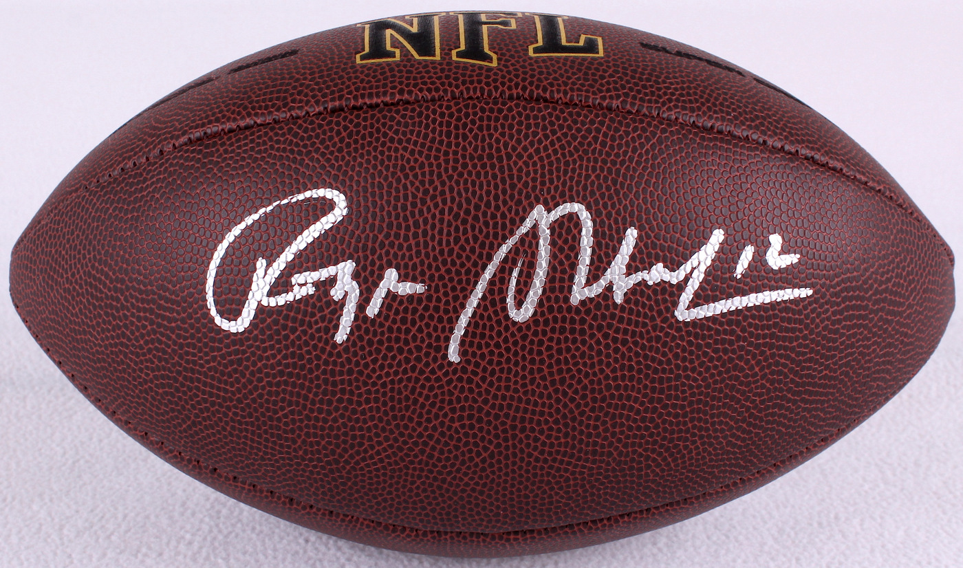 Roger Staubach Signed Football (JSA COA) at PristineAuction.com Roger Staubach Signed Football (JSA COA) at PristineAuction.com