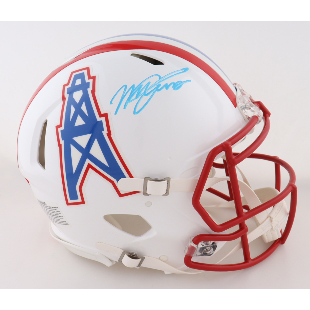 houston oilers helmet speedflex Warren Moon Signed Full Size Authenic HOF 06 BAS this collectible Speed Replica football helmet is made specifically for fans Kenny Houston Autographed "HOF 86"