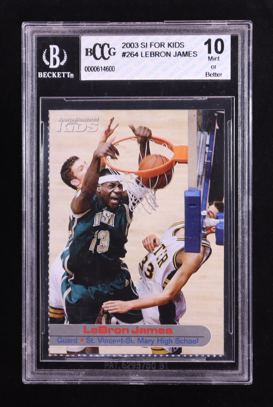 Lebron James 2003 SI For Kids #264 RC (BCCG 10) | Pristine Auction