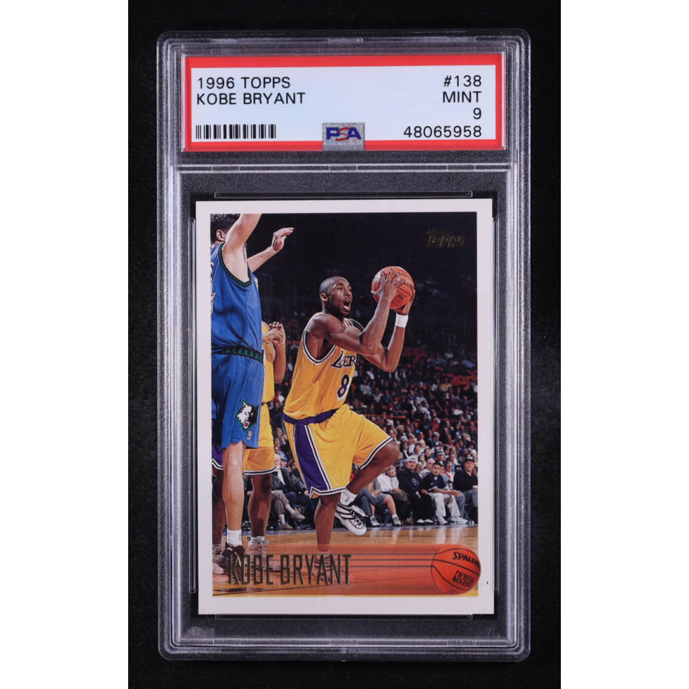 Kobe Bryant 1996-97 Topps #138 RC (PSA 9) | Pristine Auction