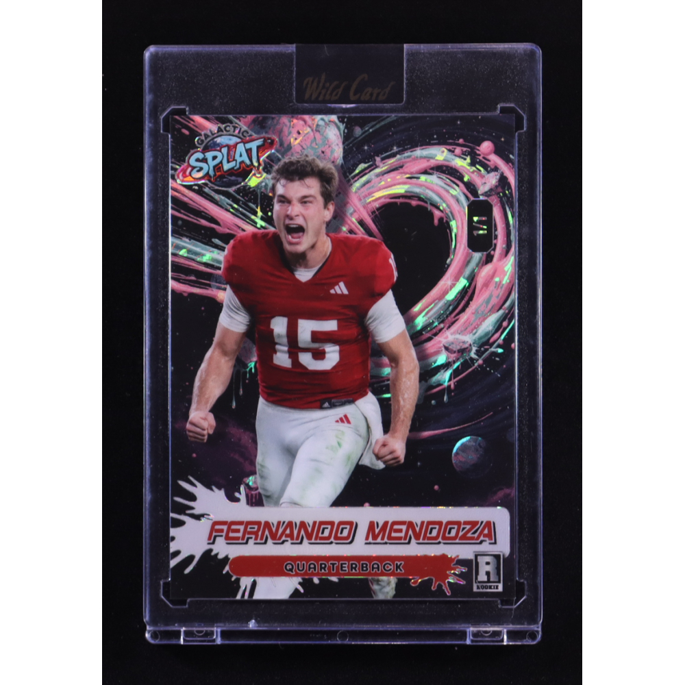 Fernando Mendoza 2026 Wild Card Galactic Splat Galactic Candy Black ...