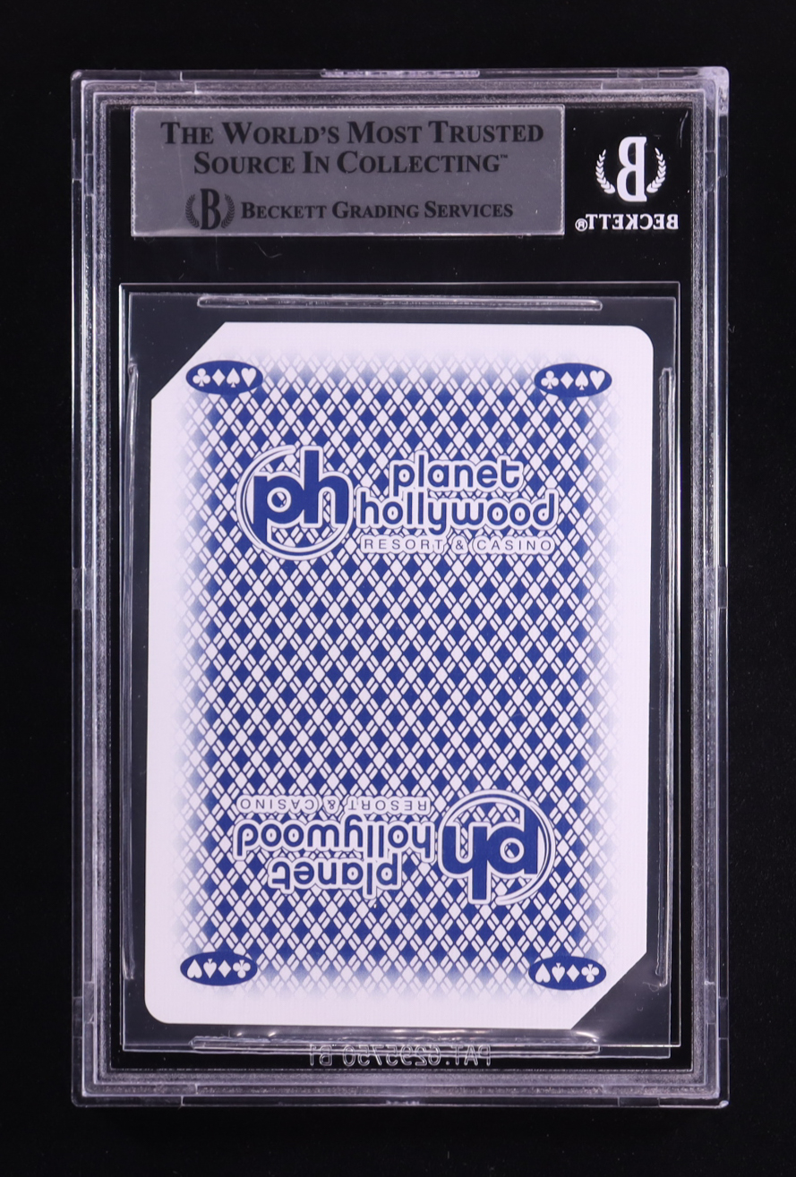 トランプ richard petty playing card Richard Petty Signed Playing Card King Of Spades Planet Hollywood