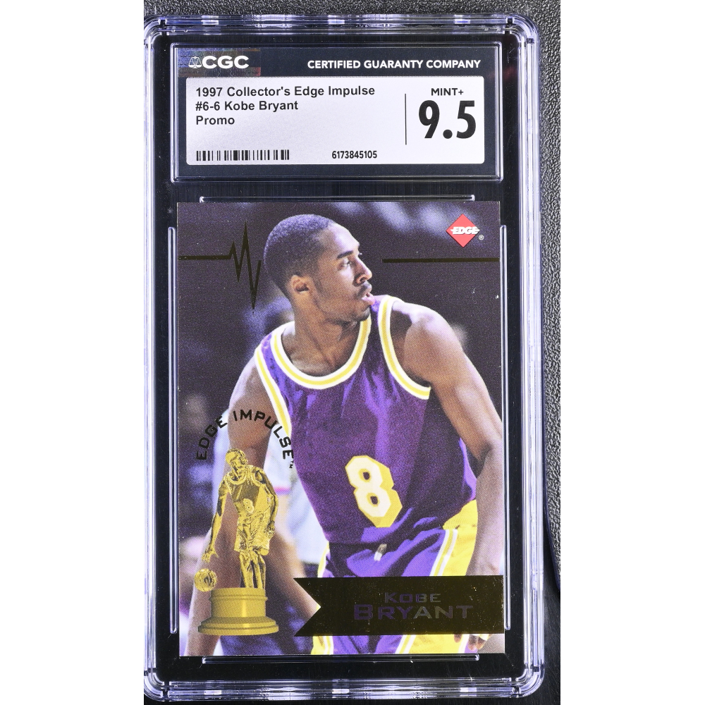 Kobe Bryant 1997 Collector's Edge Impulse Promo #66 (CGC 9.5