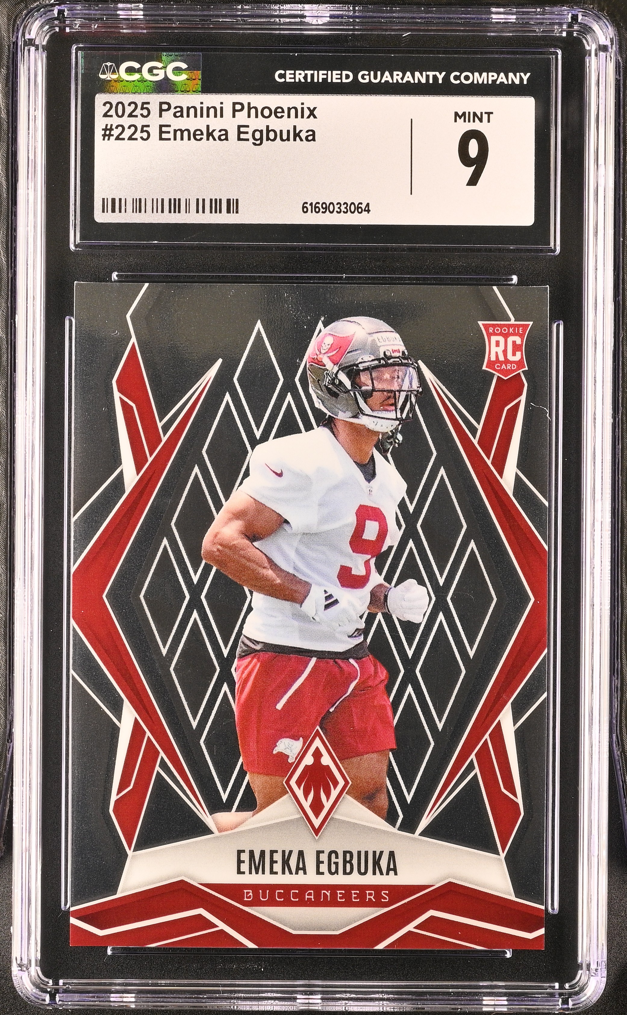 Emeka Egbuka 2025 Panini Phoenix #225 RC (CGC 9) | Pristine Auction