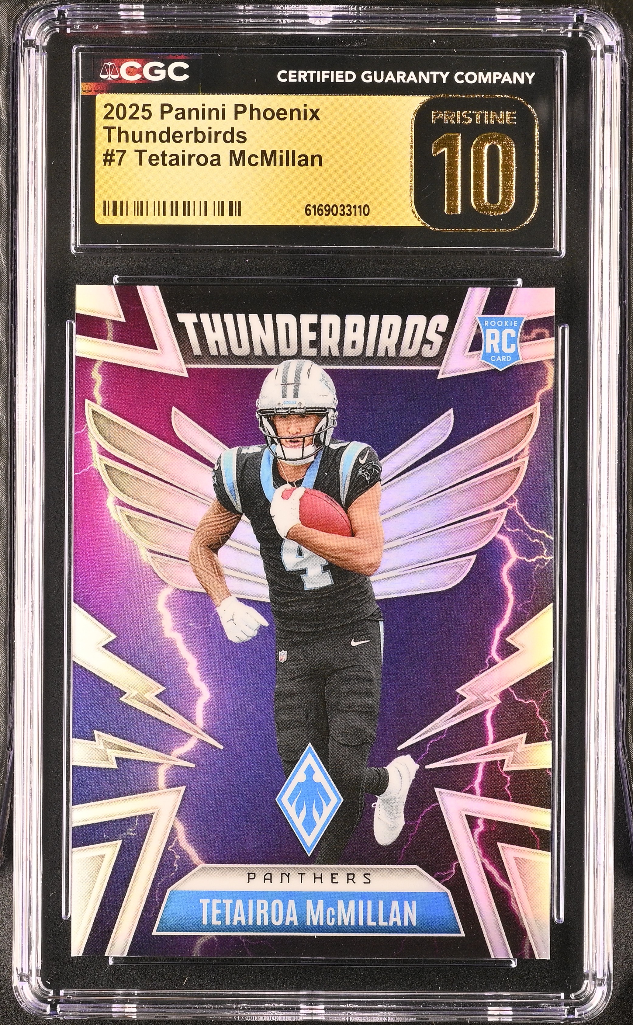 Tetairoa McMillan 2025 Panini Phoenix Thunderbirds #7 RC (CGC 10 ...