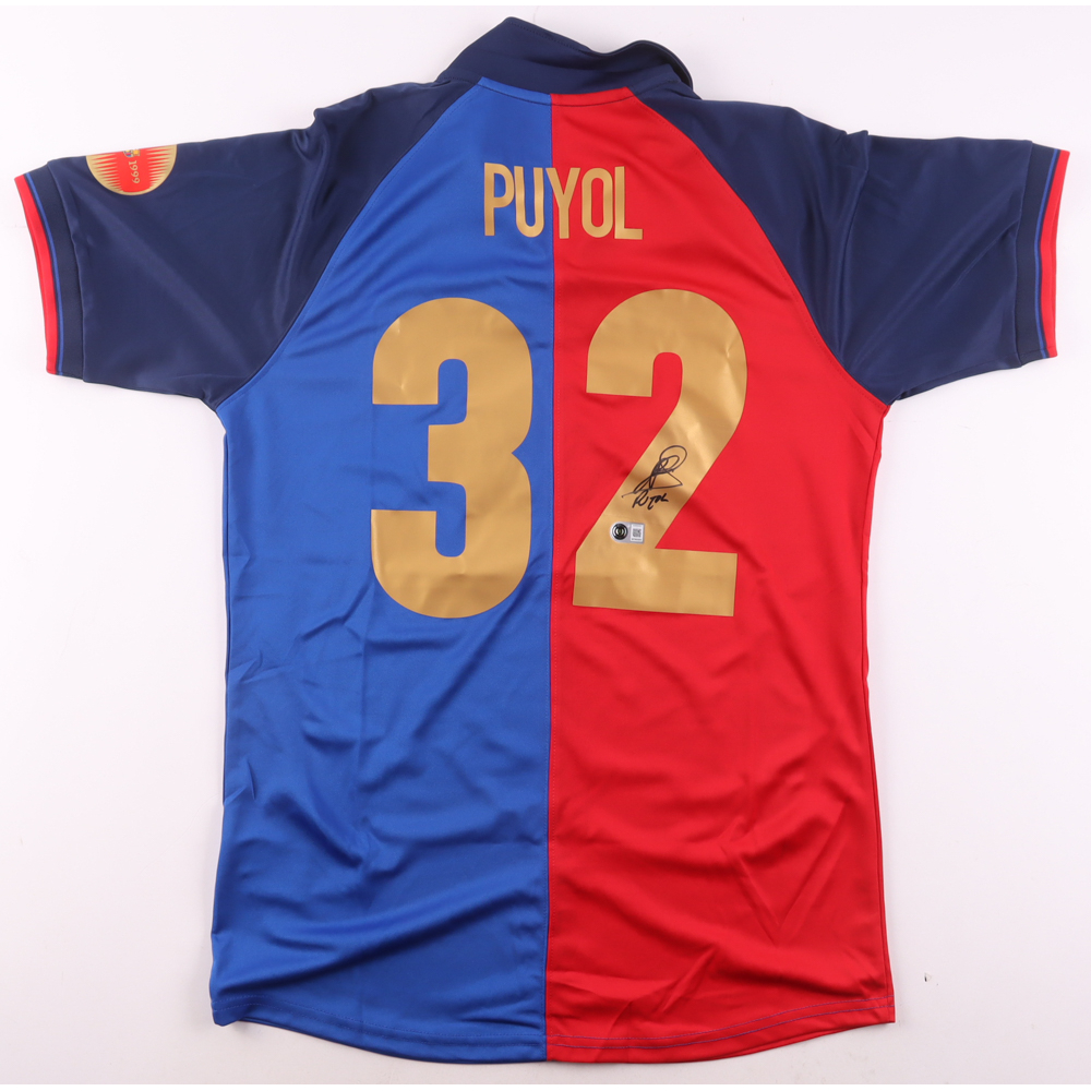 Carles Puyol(プジョル) 直筆サイン入りユニフォーム FCバルセロナ Carles Puyol Signed F. C. Barcelona Nike Authentic Jersey (Beckett