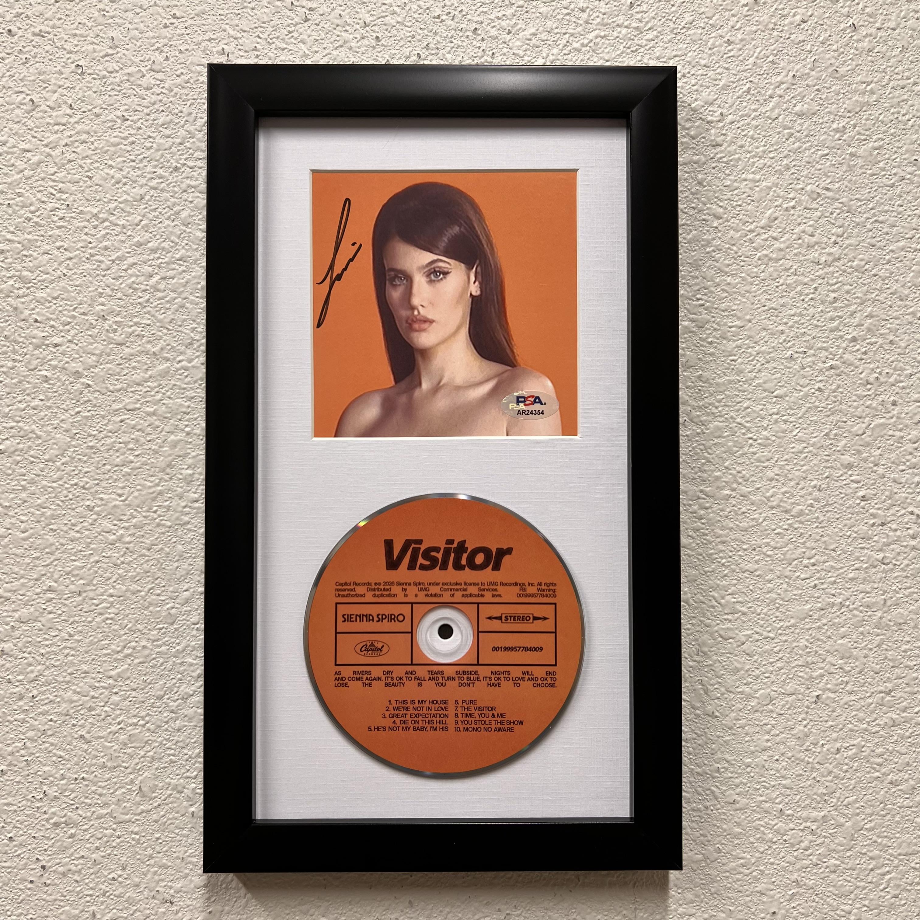 Sienna Spiro Visitor CD 直筆サイン入り Sienna Spiro Signed 
