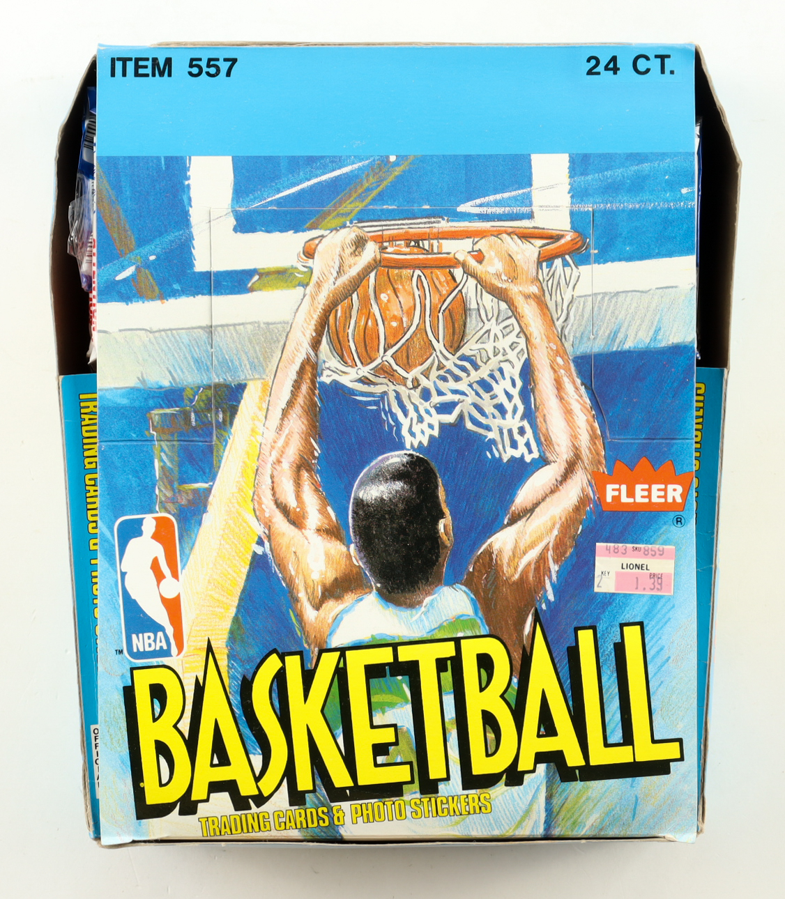 1989-90 Fleer Basketball Wax Box with (24) Rack Packs | Pristine Auction
