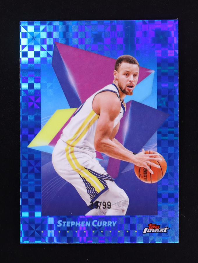 Stephen Curry 2025-26 Finest Blue X-Fractor #89 #39/99 | Pristine Auction