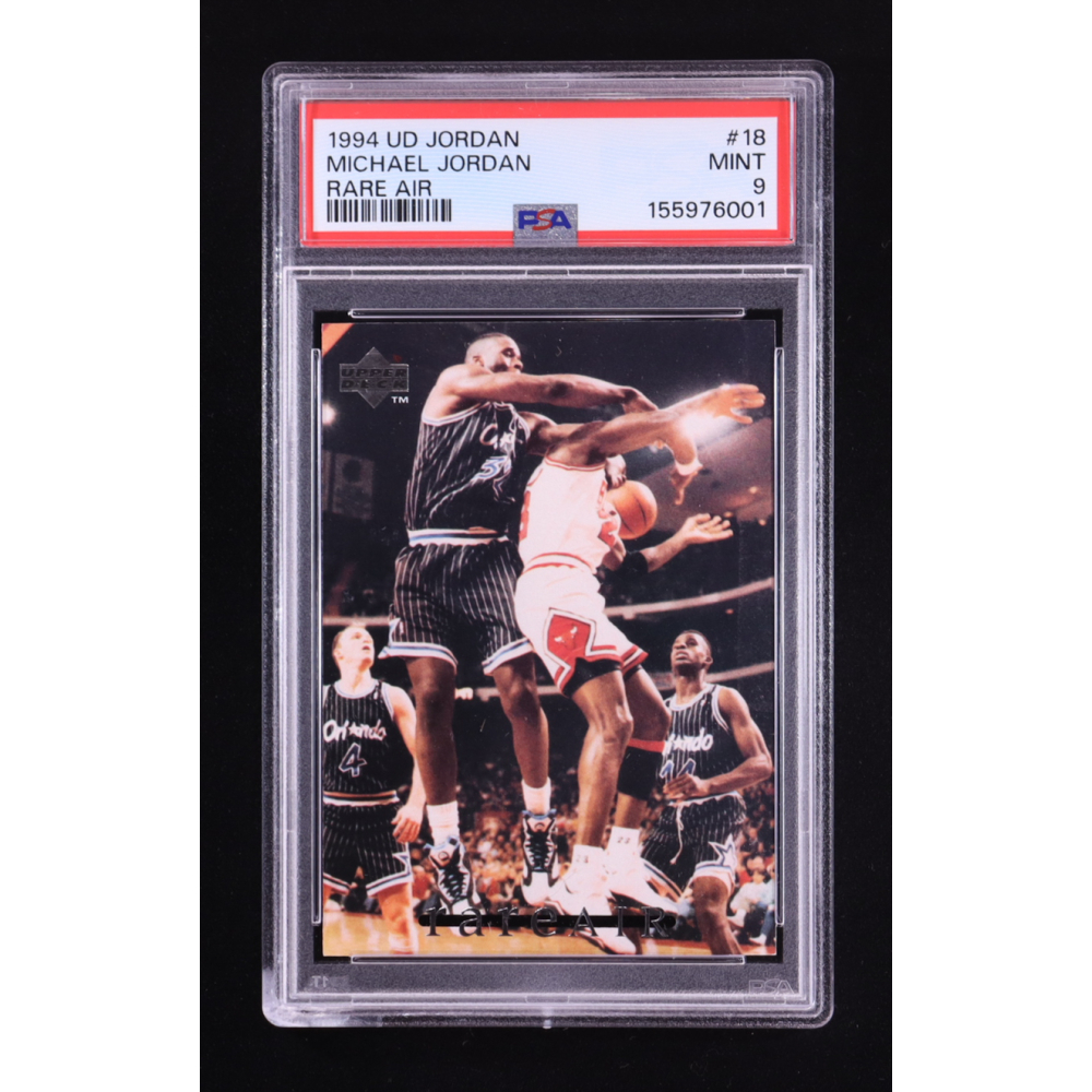 Michael Jordan 1994 Upper Deck Jordan Rare Air #18 (PSA 9