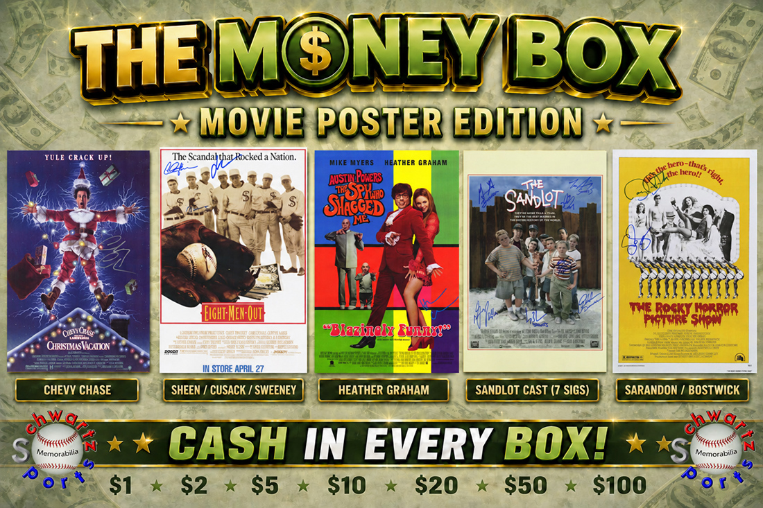 $$ THE MONEY BOX $$ Signed 11x17 Movie Posters Mystery Box - Series 6 ...