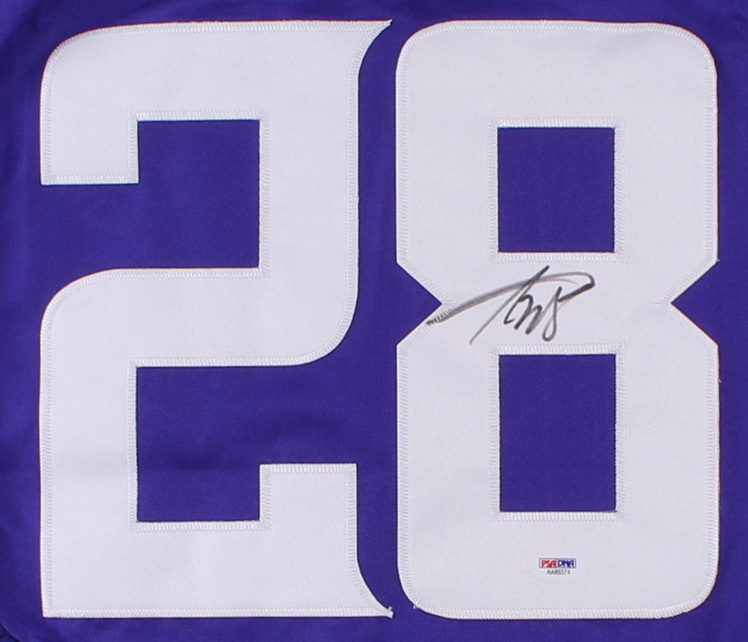 Adrian Peterson Signed Vikings Jersey (PSA COA) at PristineAuction.com Adrian Peterson Signed Vikings Jersey (PSA COA) at PristineAuction.com