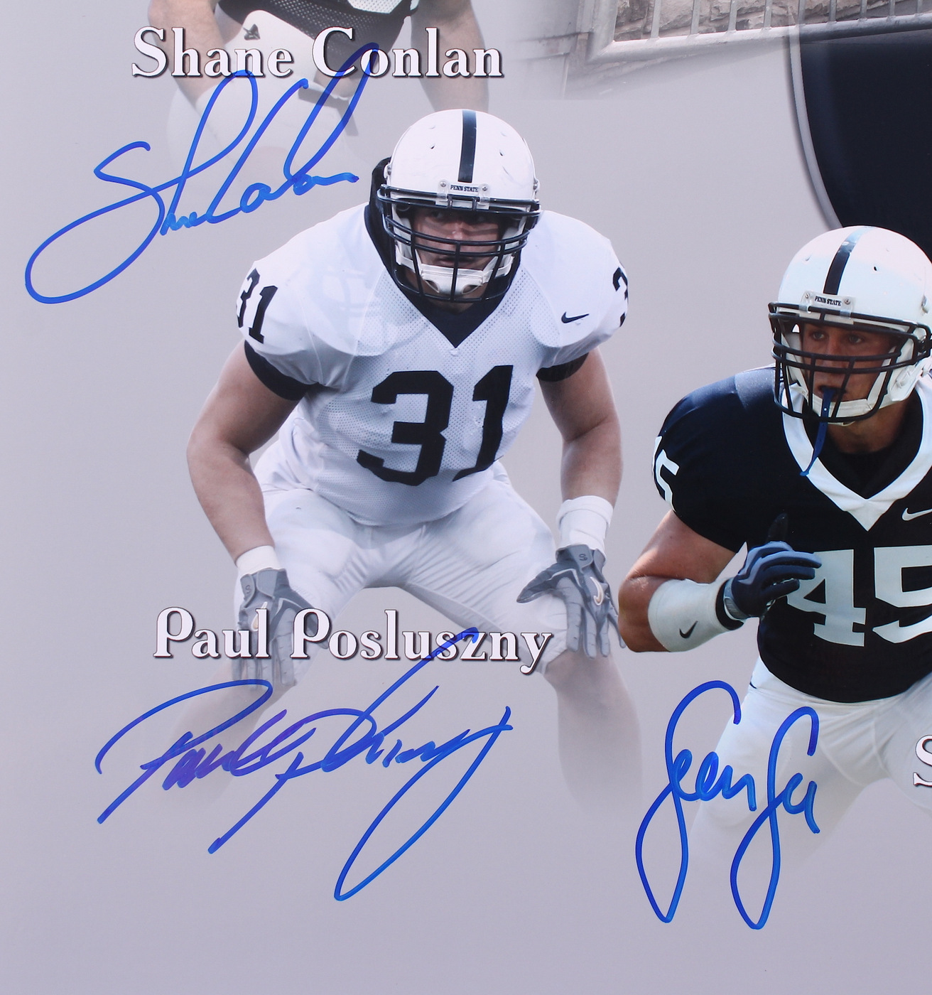 Jack Buttle Penn State Linebacker Legends 16x20 Photo Signed by (8) With Jack Ham ...