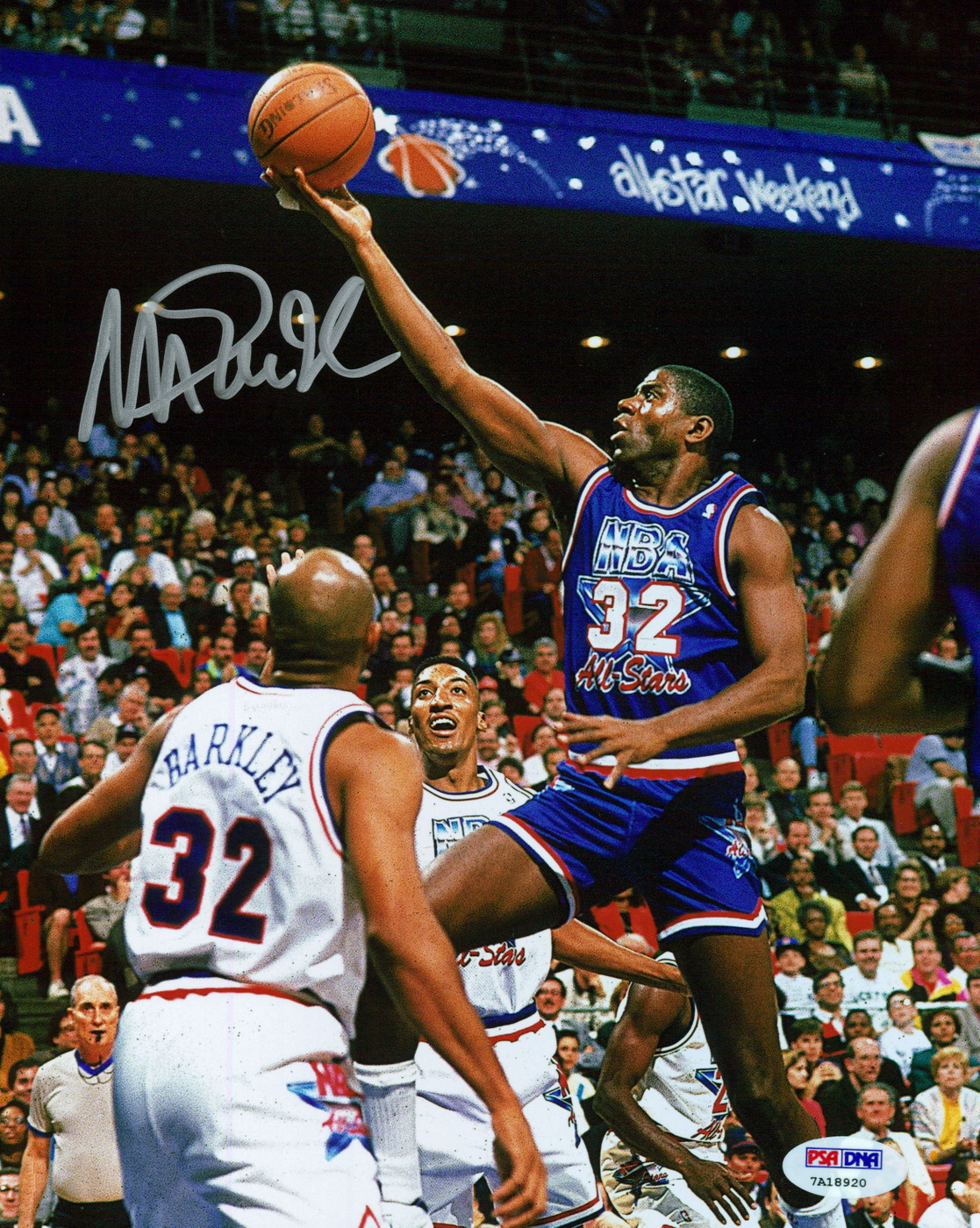 Magic Johnson Signed All-Star Game 8x10 Photo (PSA COA) at PristineAuction.com Magic Johnson Signed All-Star Game 8x10 Photo (PSA COA) at PristineAuction.com