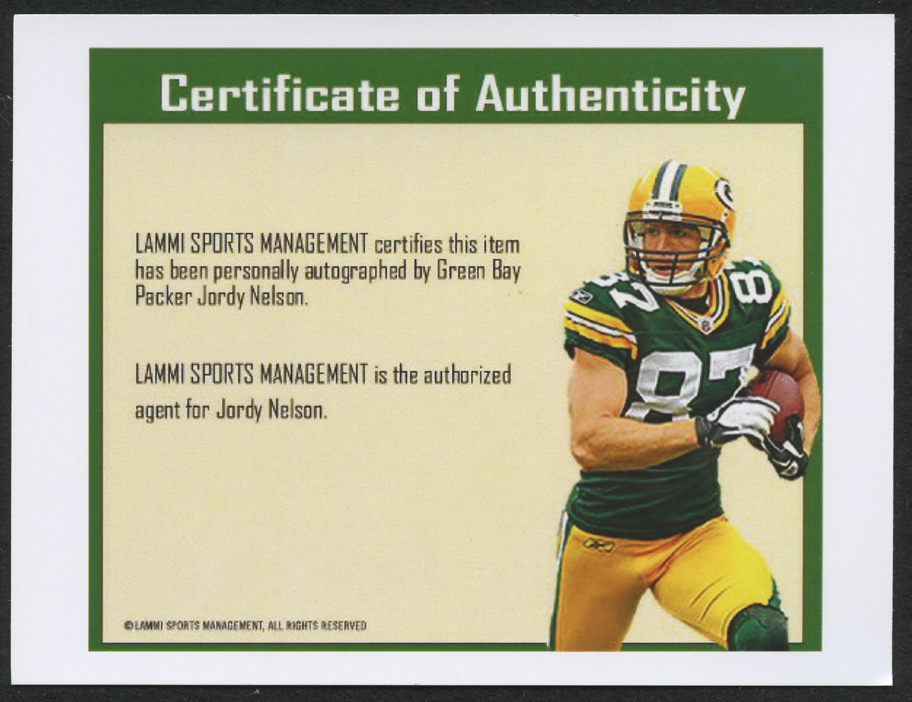 Jordy Nelson Signed Packers Jersey (JSA COA & Nelson COA) at PristineAuction.com Jordy Nelson Signed Packers Jersey (JSA COA & Nelson COA) at PristineAuction.com