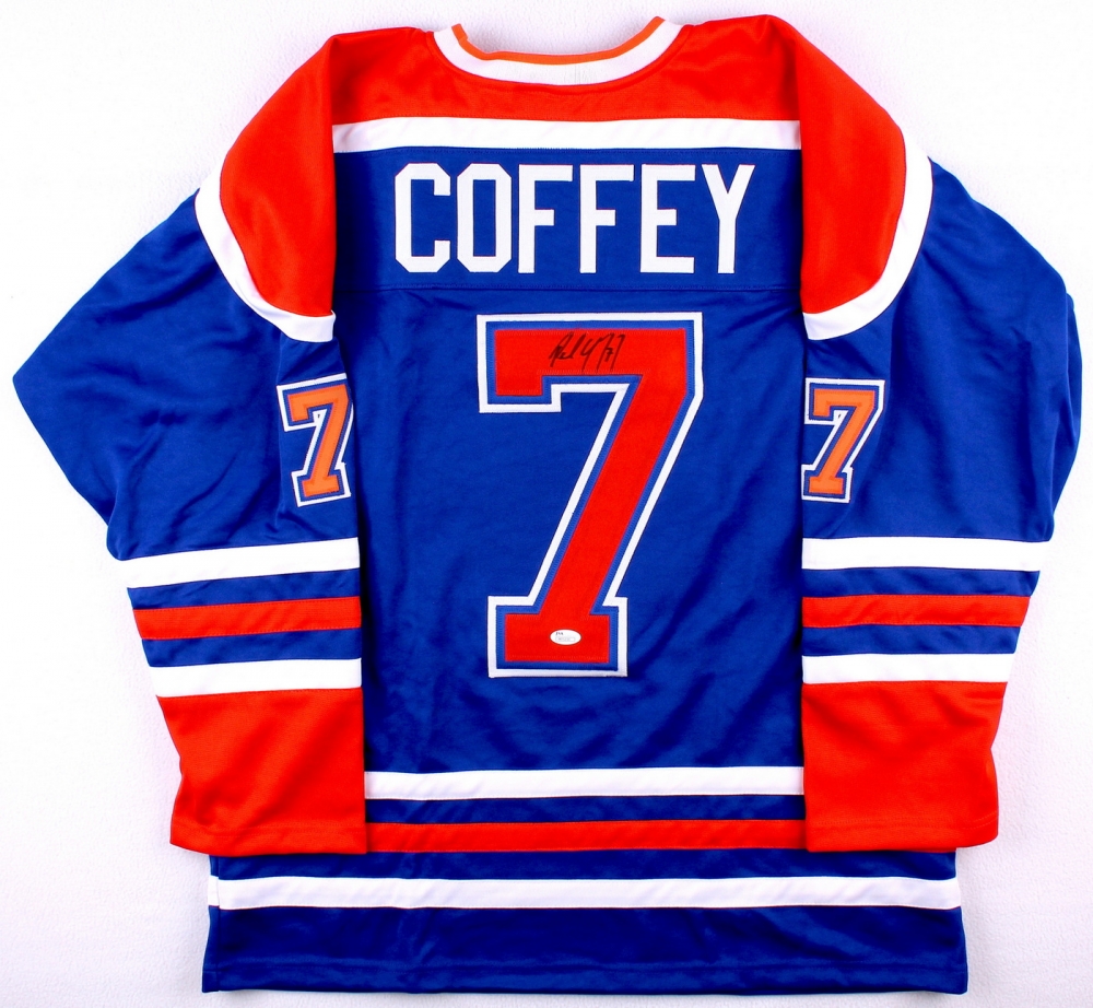 Paul Coffey Signed Oilers Jersey (JSA COA) at PristineAuction.com Paul Coffey Signed Oilers Jersey (JSA COA) at PristineAuction.com