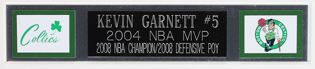 Kevin Garnett Signed Celtics 35" x 43" Custom Framed Jersey (Steiner COA) at PristineAuction.com Kevin Garnett Signed Celtics 35" x 43" Custom Framed Jersey (Steiner COA) at PristineAuction.com