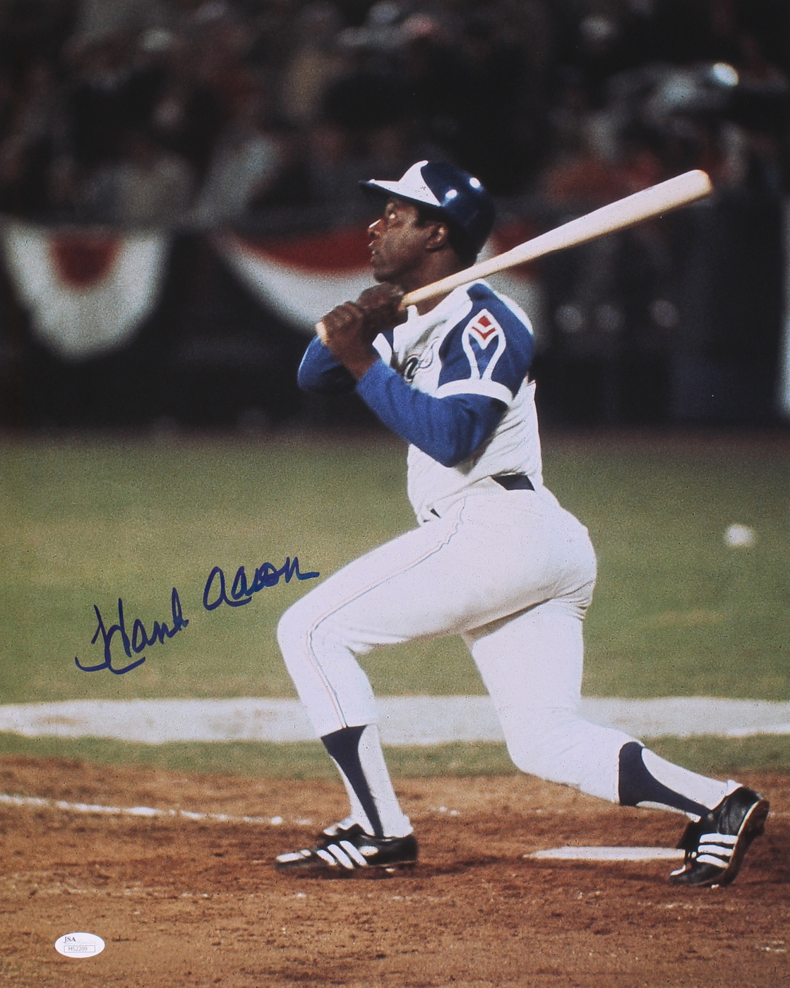 Hank Aaron Signed Braves 16x20 Photo (JSA COA) at PristineAuction.com Hank Aaron Signed Braves 16x20 Photo (JSA COA) at PristineAuction.com